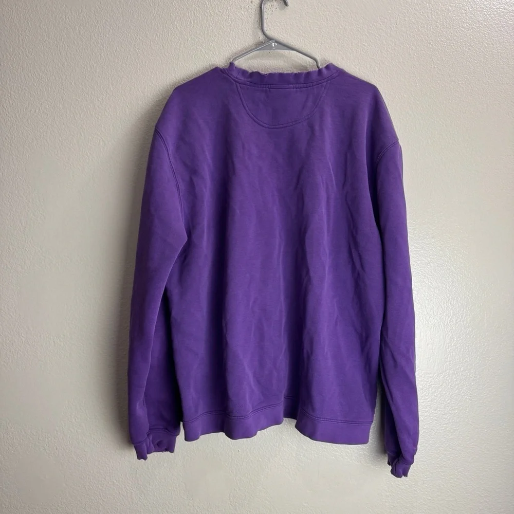 Los Angeles Lakers Adidas Vintage Pullover Sweatshirt Size Large